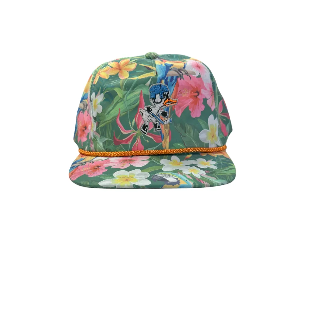 Hawaiian with Orange Rope Strap back