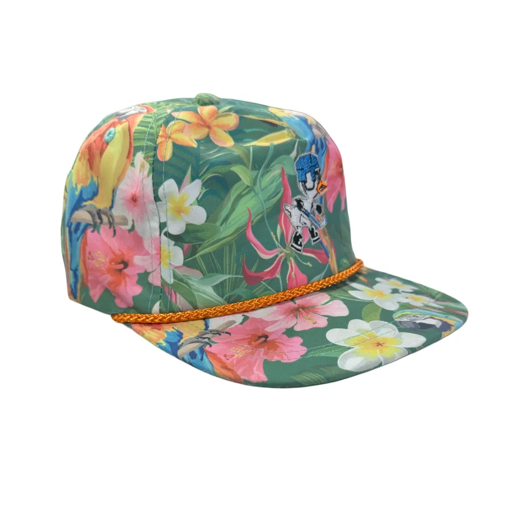 Hawaiian with Orange Rope Strap back