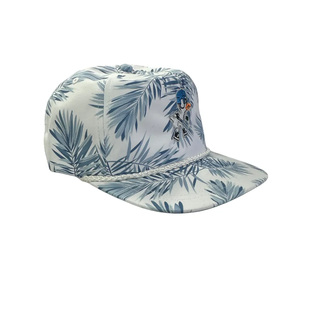 Blue Hawaiian with White Rope Strap back